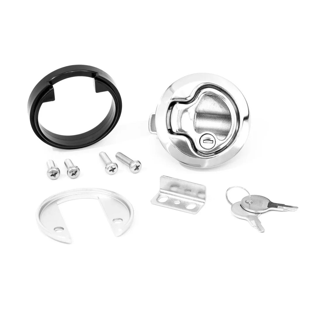 GEMLUX 2" SLAM LATCH LOCKING, BEVELED FACE, KIT