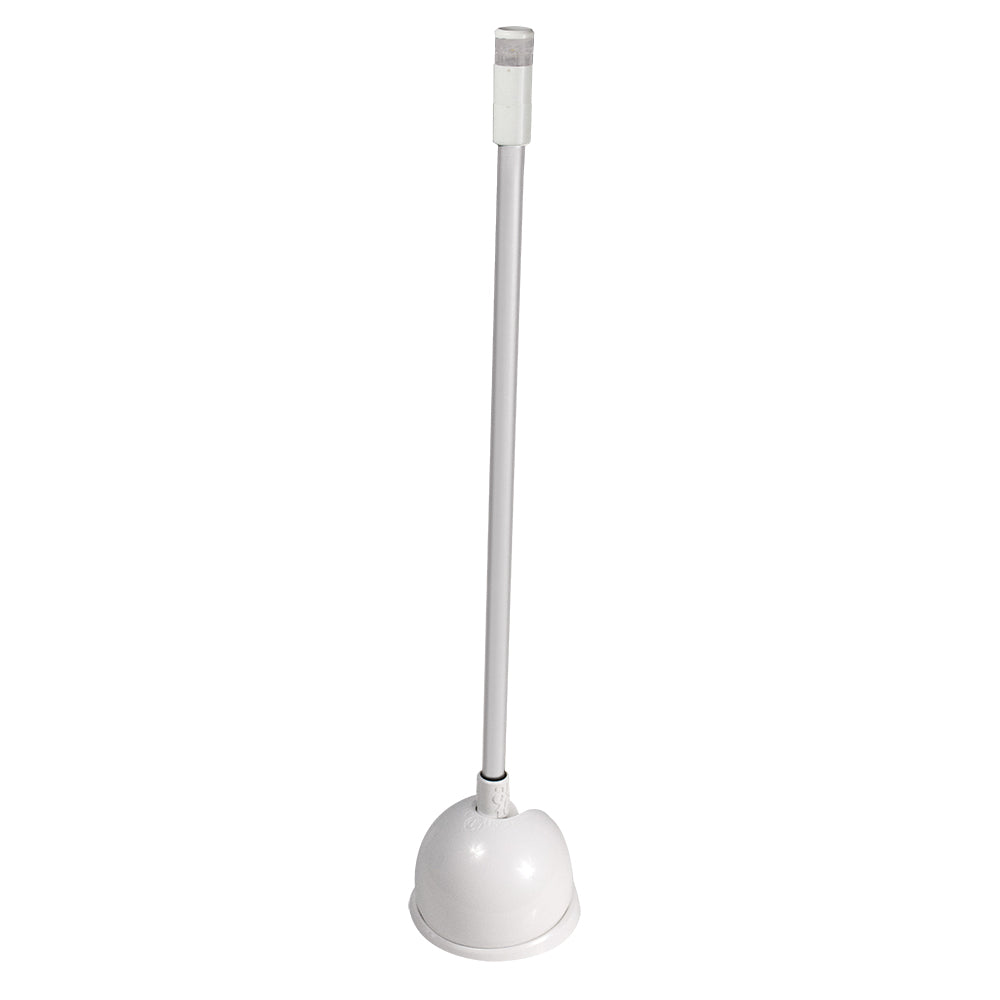 LUMITEC CONTOUR ANCHOR LIGHT - 12" - BLACK SHAFT WHITE BASE