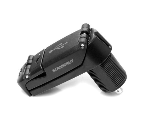 WATERPROOF DUAL USB CHARGE SOCKET 12V / 24V